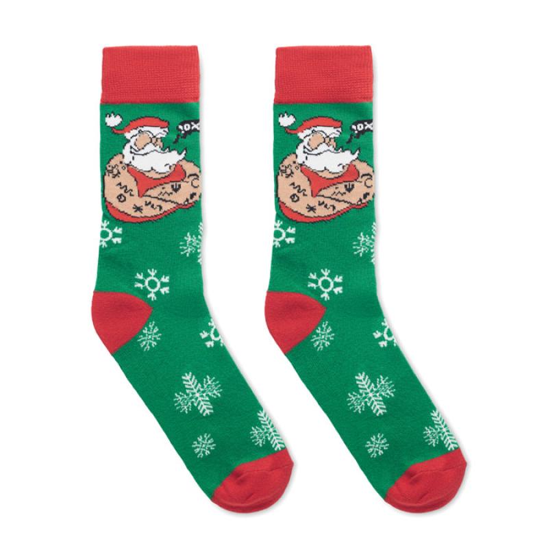 Par de calcetines de Navidad M
