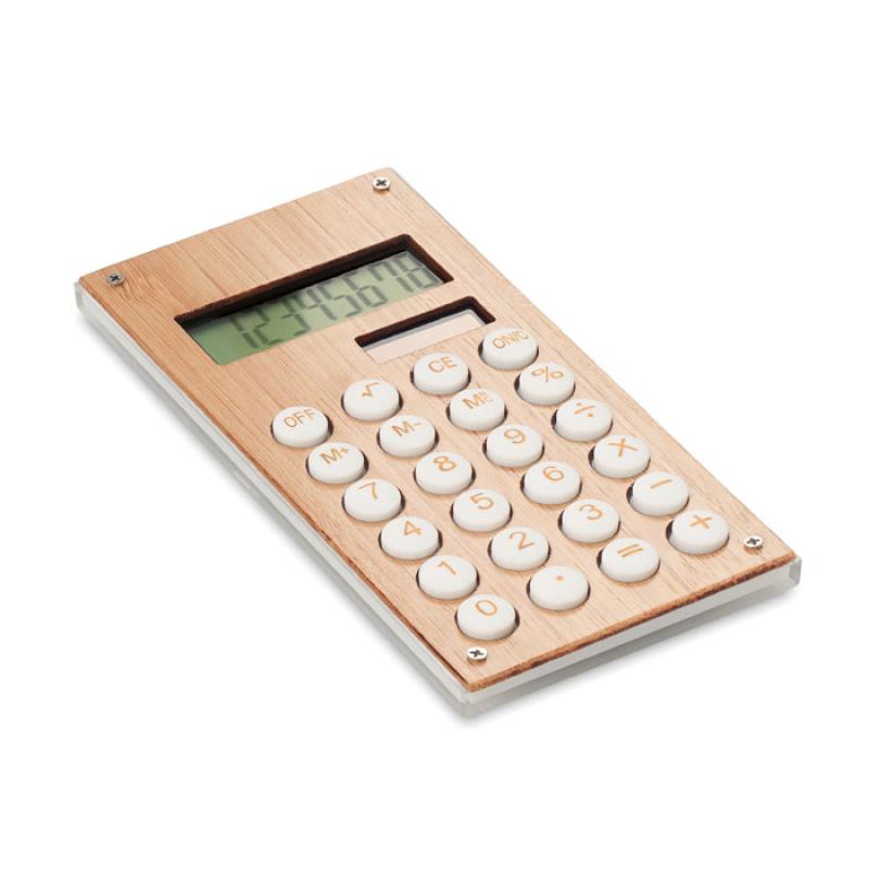 Calculadora bambú de 8 dígitos