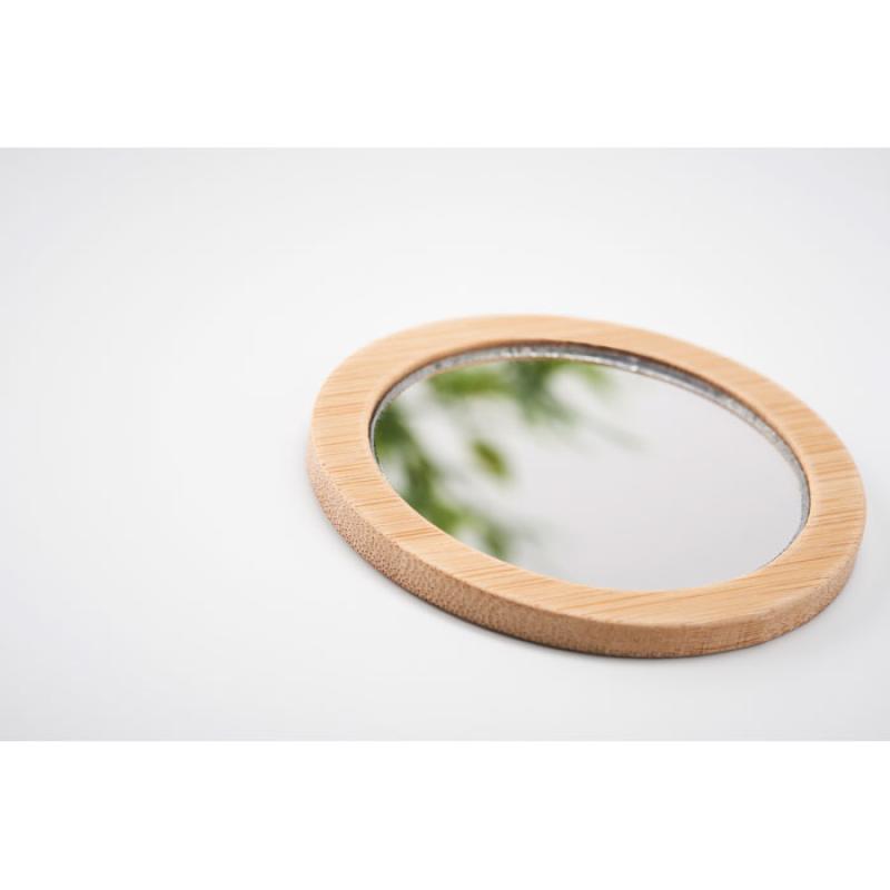Espejo de bambú