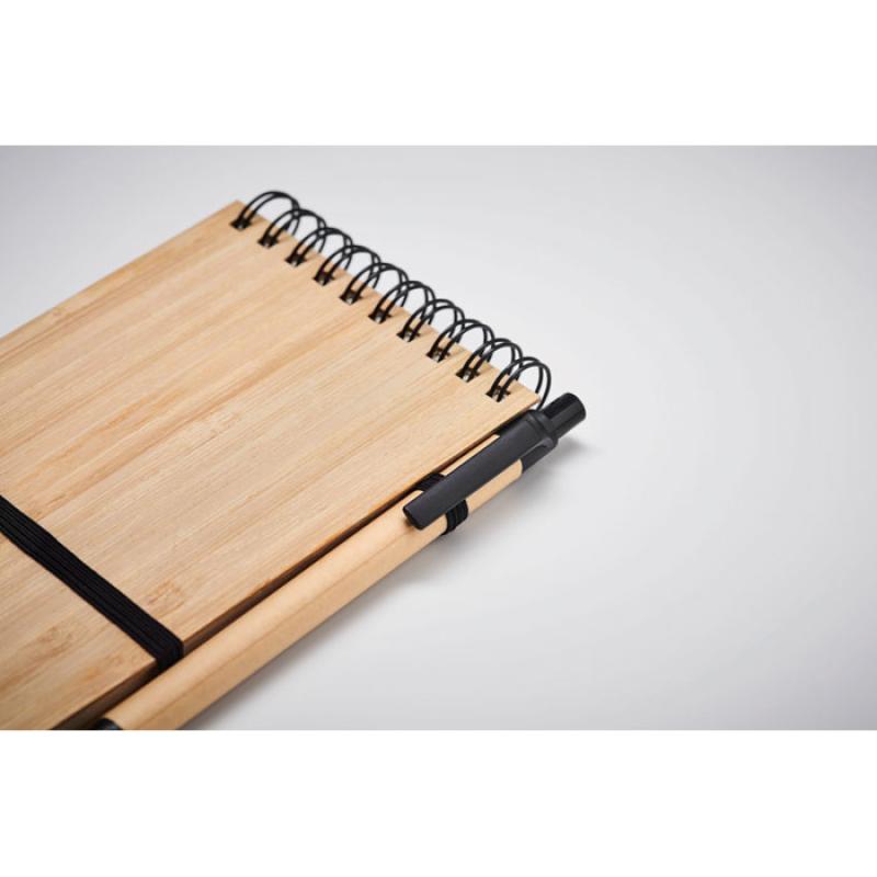 Libreta de bambú A6