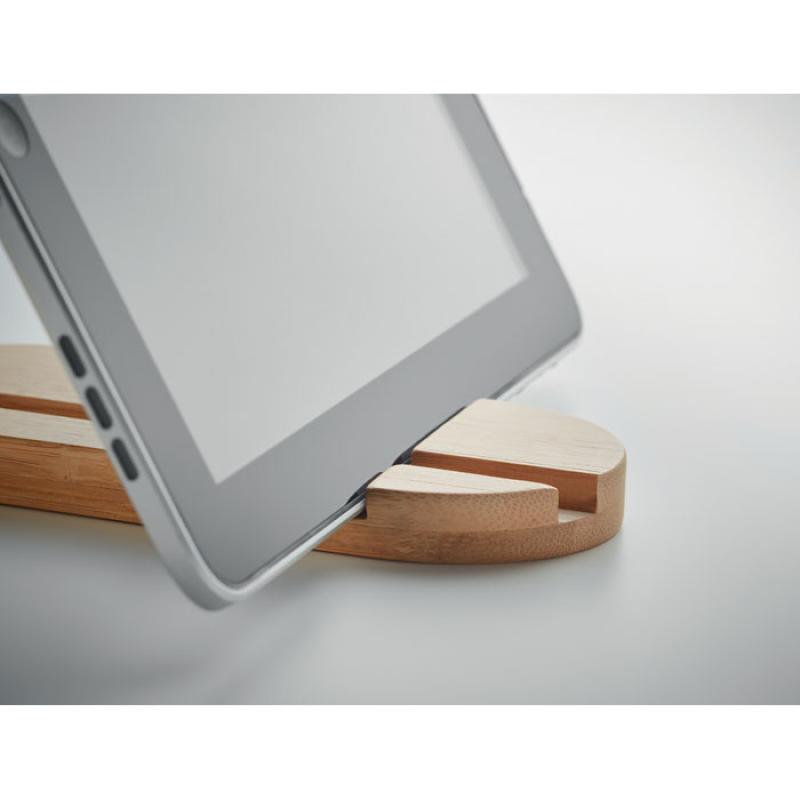 Soporte bambú tablet