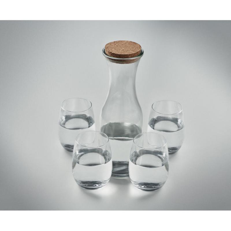 Set bebida vidrio reciclado