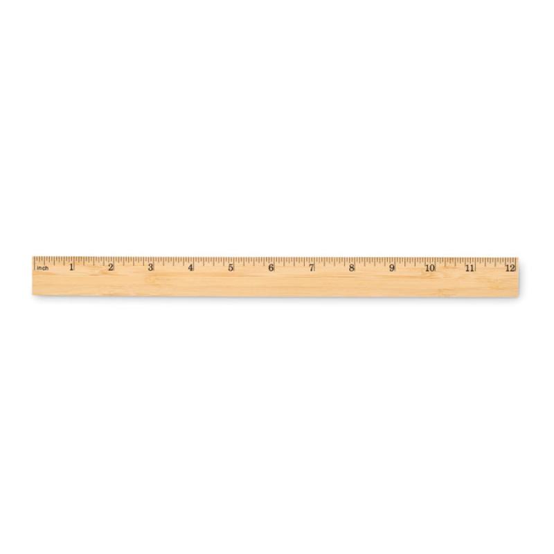 Regla de bambú de 30 cm