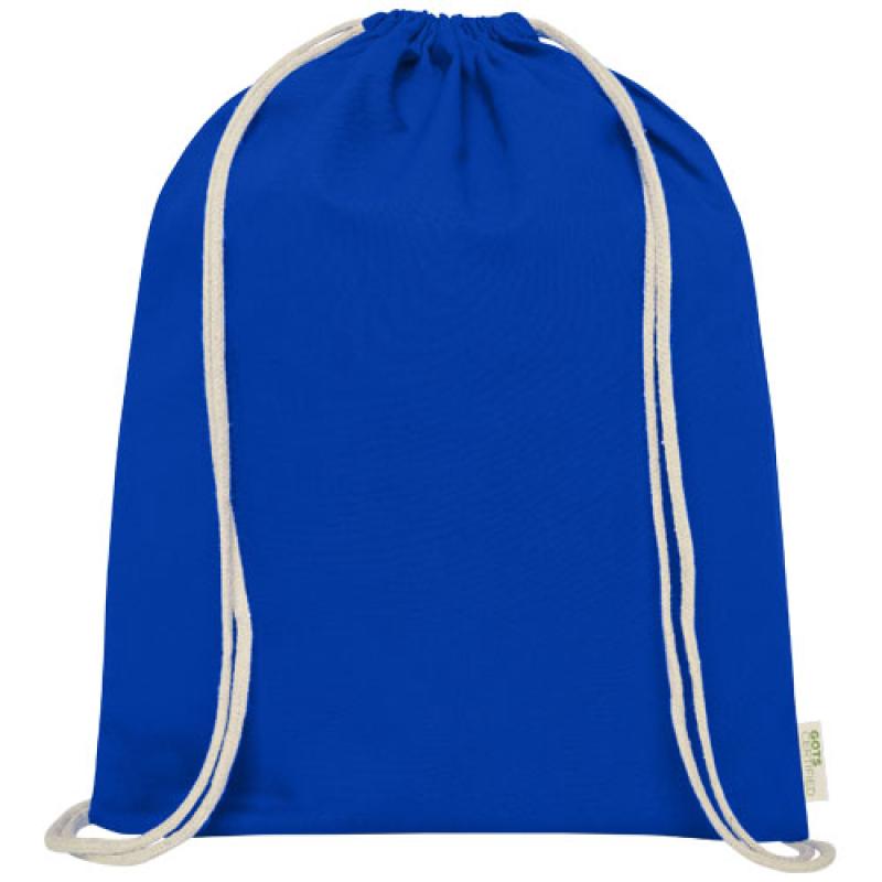 Mochila de cuerdas de algodón orgánico de 140 g/m² 5L "Orissa"