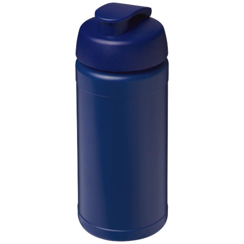 Bidón deportivo con tapa Flip de material reciclado de 500 ml "Baseline"