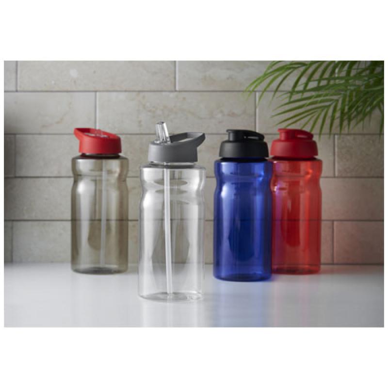 Bidón deportivo con tapa con boquilla de 1 litro "H2O Active® Eco Big Base"