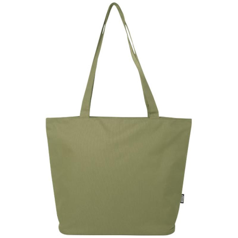 Bolsa Tote con cremallera de material reciclado GRS de 20 l "Panama"