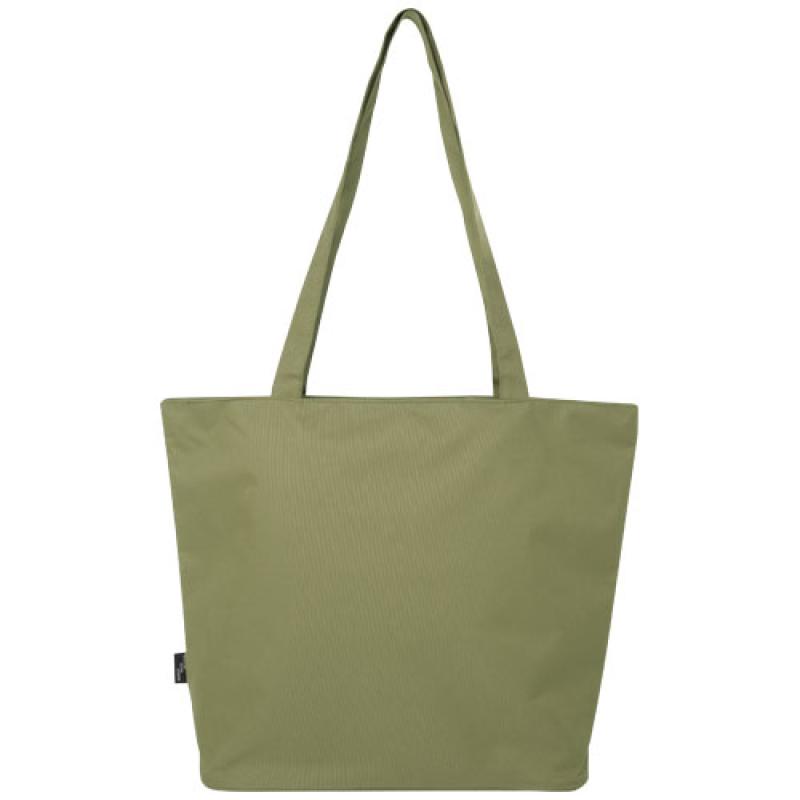 Bolsa Tote con cremallera de material reciclado GRS de 20 l "Panama"