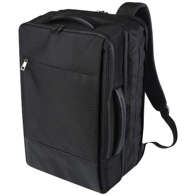 Mochila para portátil de 17" expandible de material reciclado GRS de 35 l "Expedition Pro"