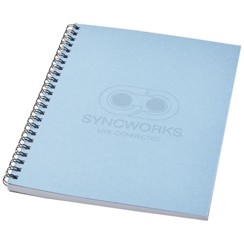 Cuaderno con espiral A5 a color "Desk-Mate®"