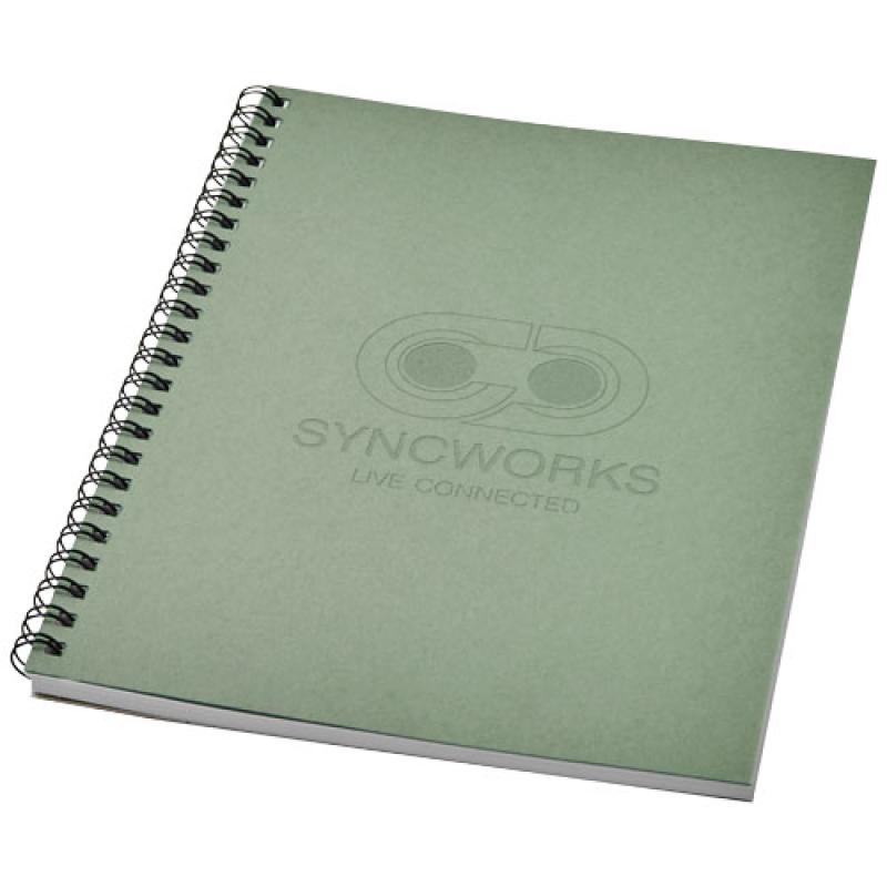 Cuaderno con espiral A5 a color "Desk-Mate®"