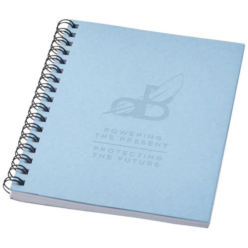 Cuaderno con espiral A6 a color "Desk-Mate®"