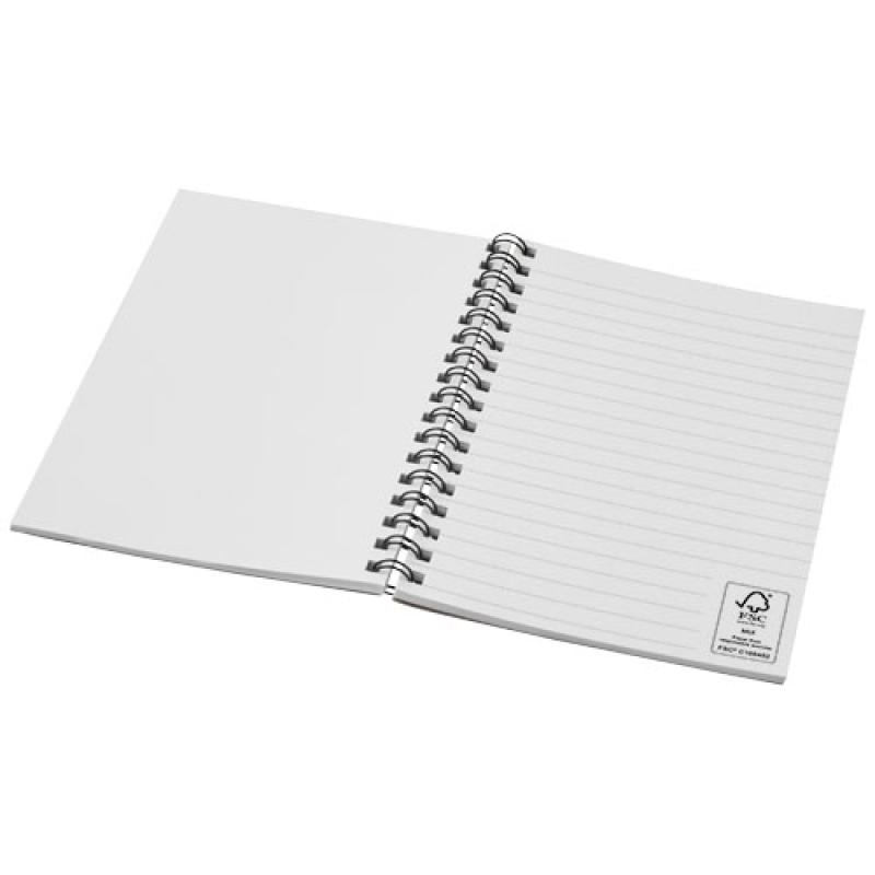 Cuaderno con espiral A6 a color "Desk-Mate®"