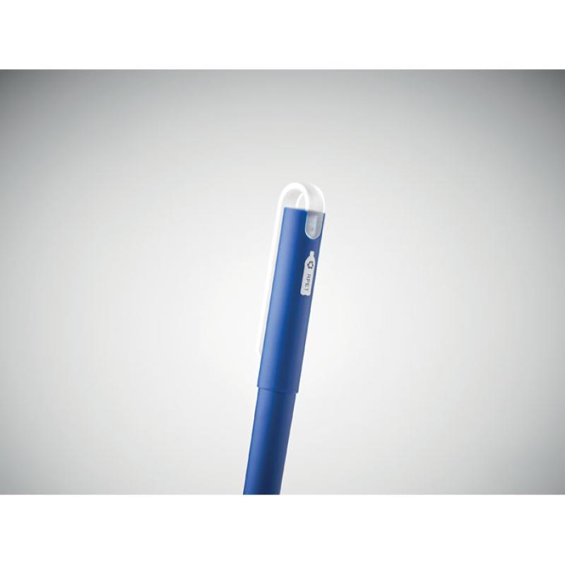 Bolígrafo tinta gel azul RPET