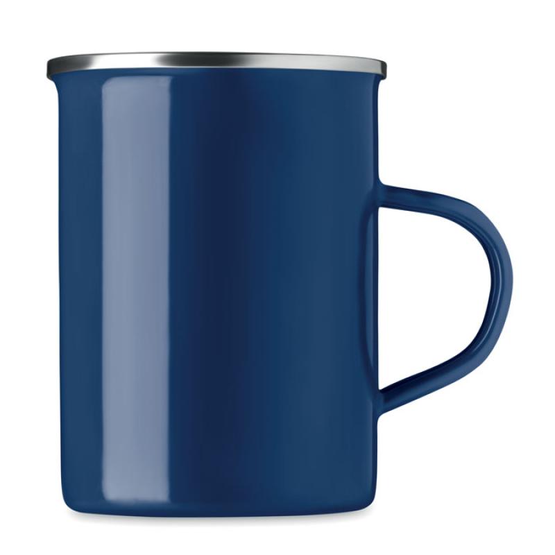 Taza metal con capa de esmalte