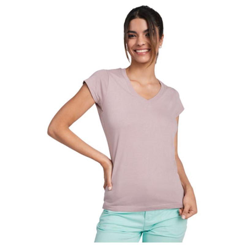 Camiseta de cuello de pico de manga corta para mujer "Victoria"