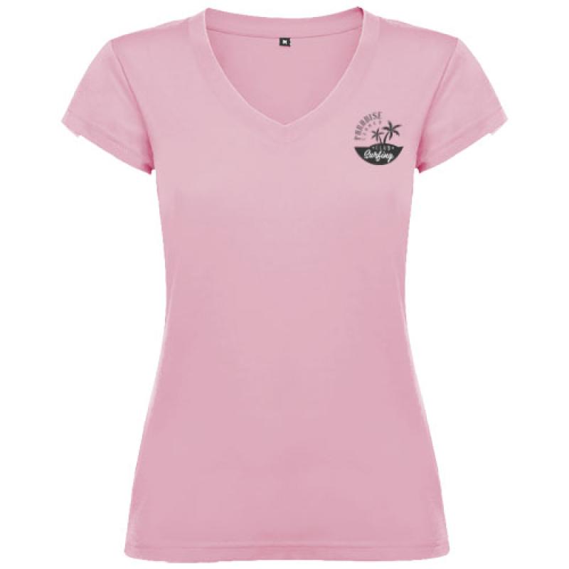 Camiseta de cuello de pico de manga corta para mujer "Victoria"