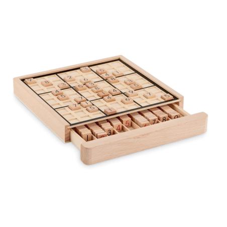 Juego de mesa sudoku de madera