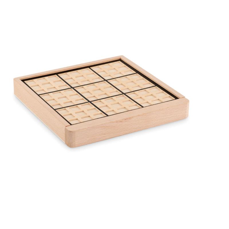 Juego de mesa sudoku de madera