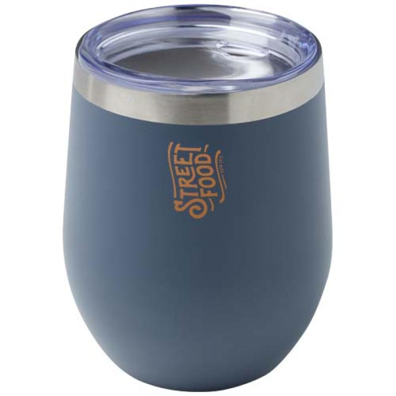 Taza con aislamiento de cobre de 350 ml de acero inóxidable reciclado con certificado RCS "Corzo"