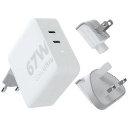 Cargador de viaje de 67 W con cable USB-C PD de 100 W "Xtorm XVC2067 GaN Ultra"