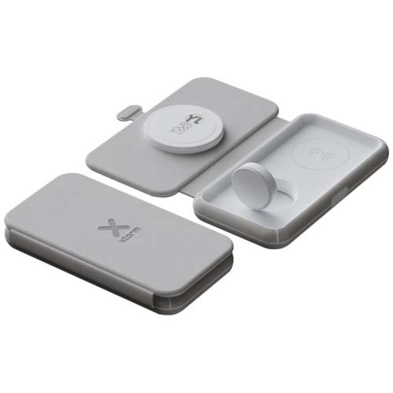 Cargador de viaje inalámbrico 3 en 1 plegable de 15 W "Xtorm XWF31"
