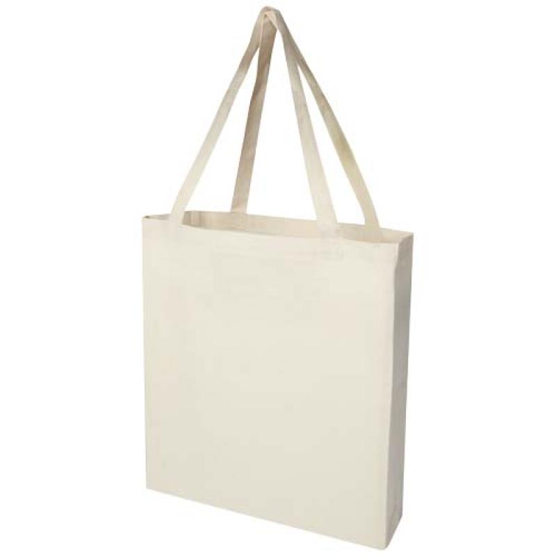 Bolsa Tote con refuerzos de algodón reciclado GRS de 140 g/m² "Madras"