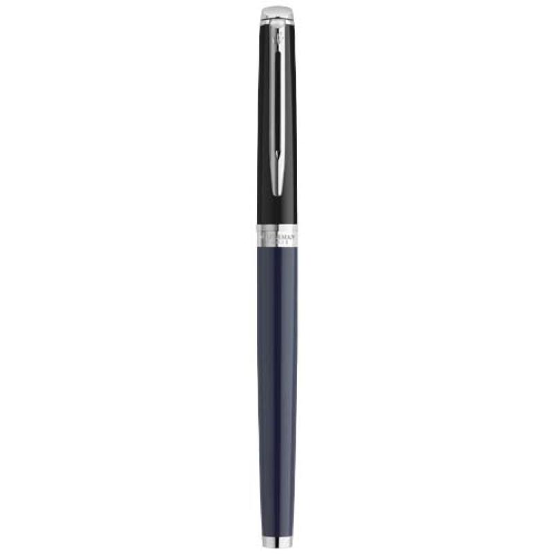 Rollerball con bloques de color y ribete plateado "Hemisphere"