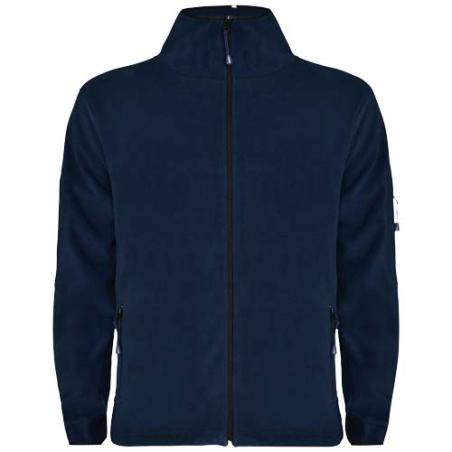 Chaqueta de vellón con cremallera completa para hombre "Luciane"