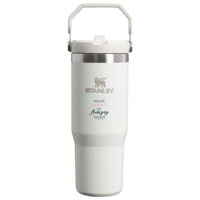 Vaso con pajita plegable de 890 ml "StanleyIceFlow™"