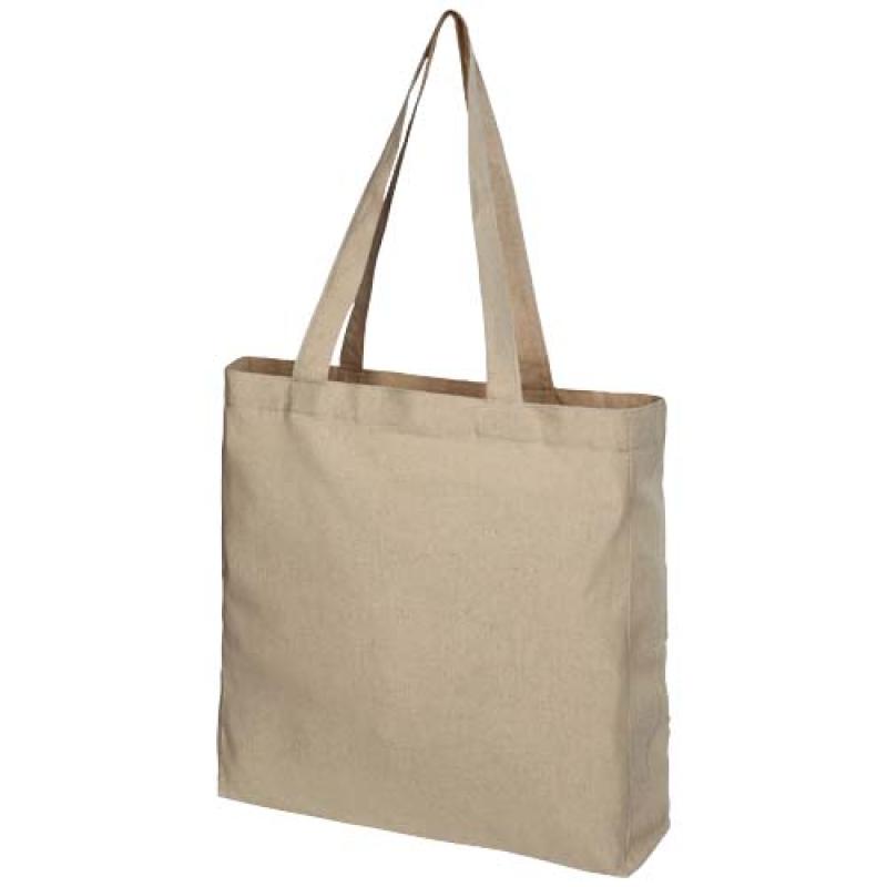 Bolsa Tote de algodón reciclado de 210 g/m² con refuerzos "Pheebs"