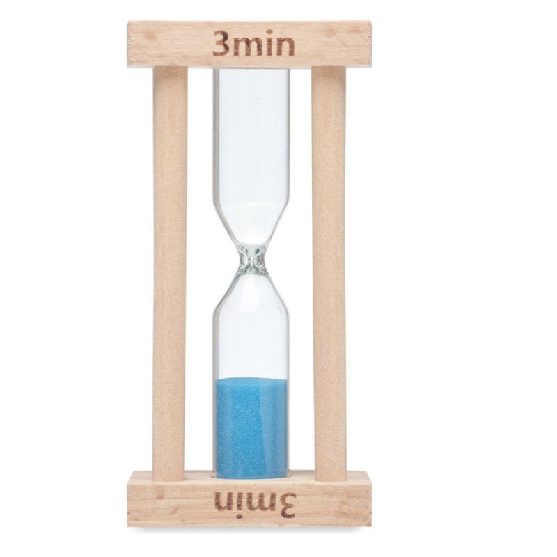 Reloj arena madera 3 minutos