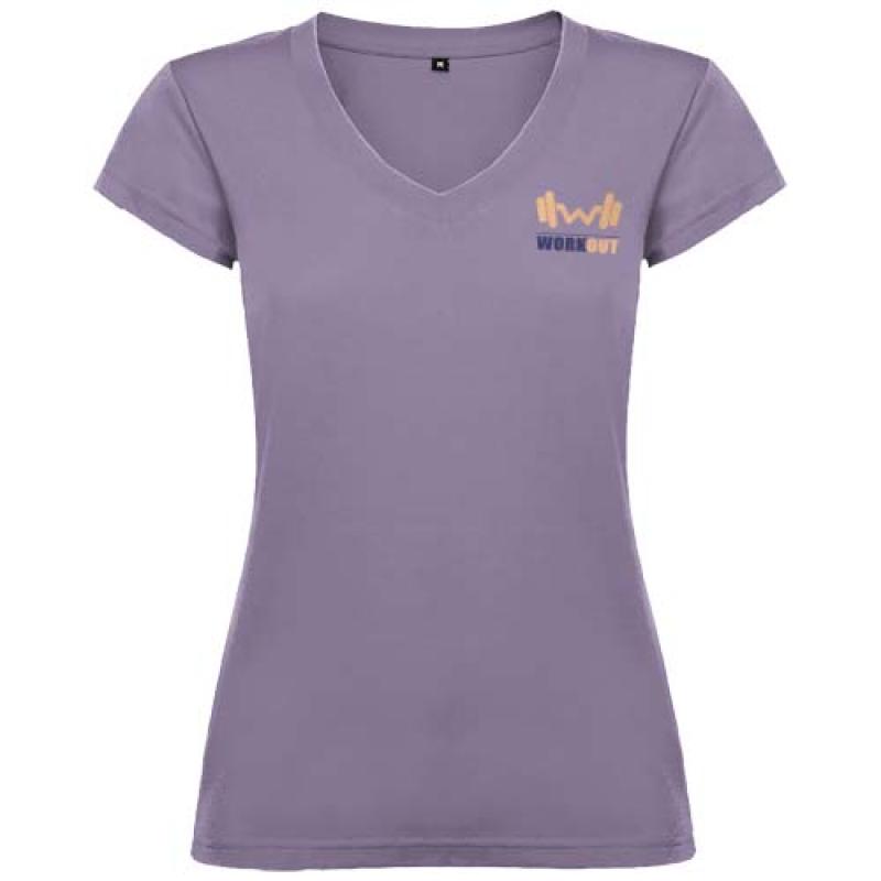 Camiseta de cuello de pico de manga corta para mujer "Victoria"