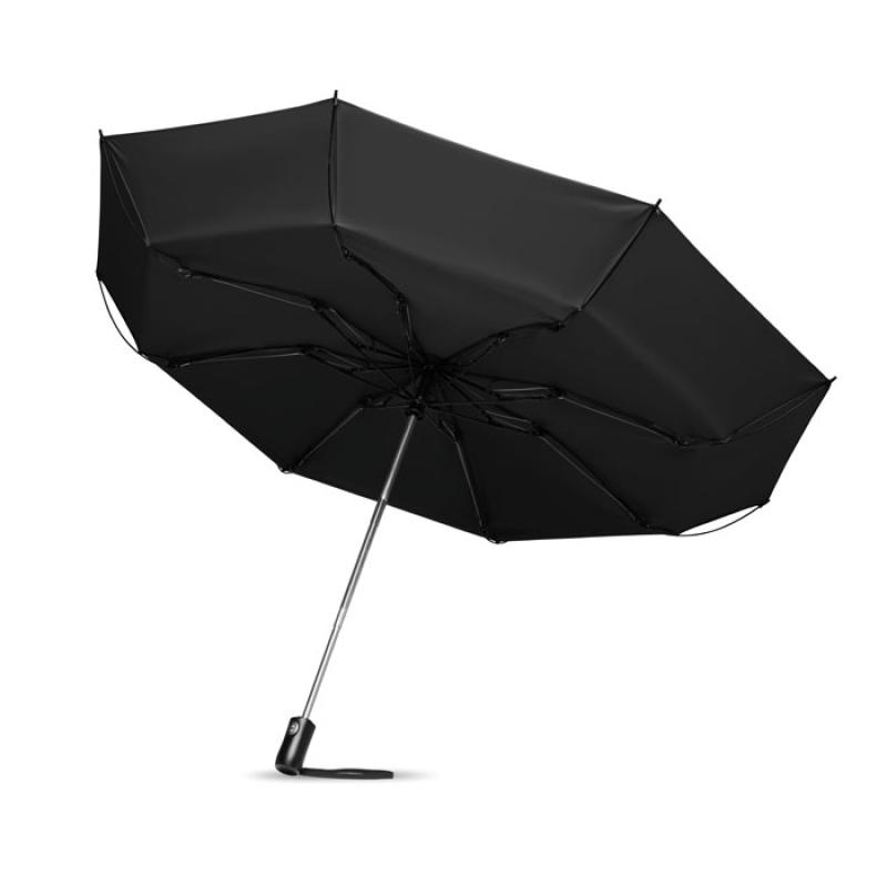 Paraguas plegable y reversible