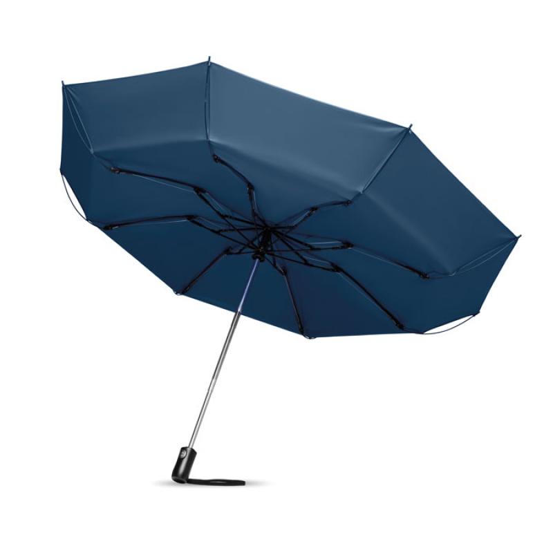 Paraguas plegable y reversible