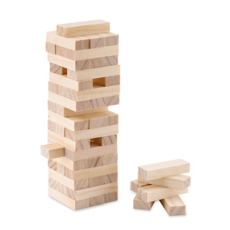 Juego torre de madera