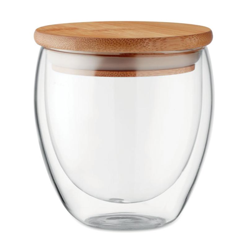 Vaso cristal doble capa 250 ml