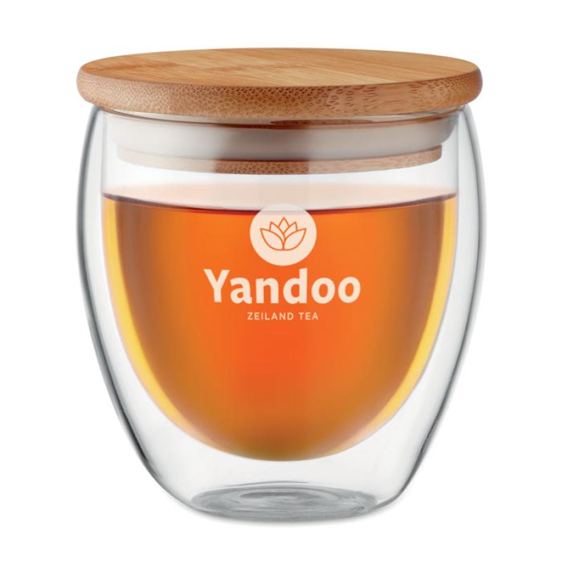 Vaso cristal doble capa 250 ml