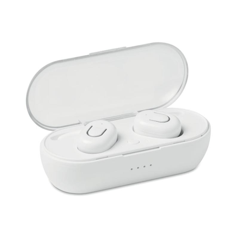 Auriculares TWS con base carga