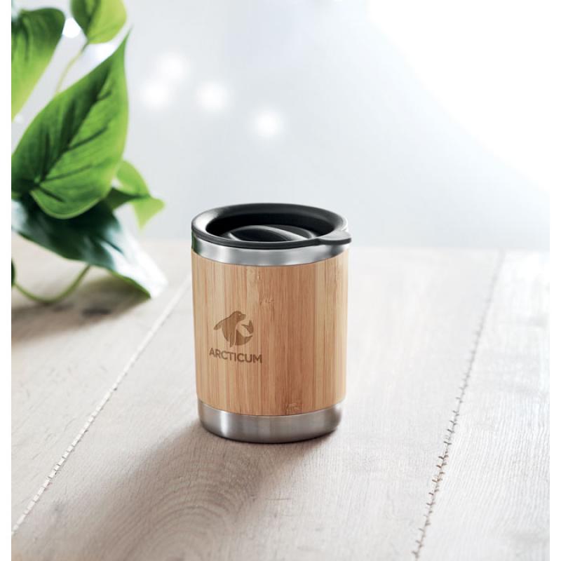 Vaso de acero inox.