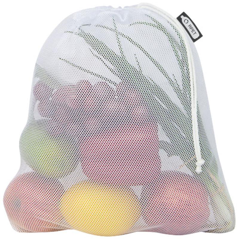 Juego de 3 bolsas de la compra en poliéster reciclado