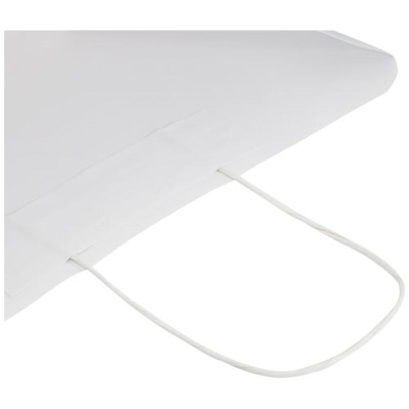 Bolsa de papel kraft 120 g/m2 con asas de papel retorcido, XL