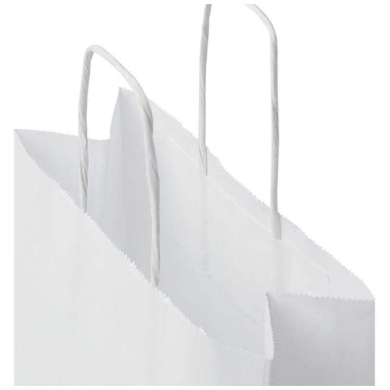 Bolsa de papel kraft 80 g/m2 con asas retorcidas, pequeña