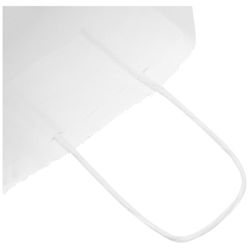 Bolsa de papel kraft 80 g/m2 con asas retorcidas, pequeña