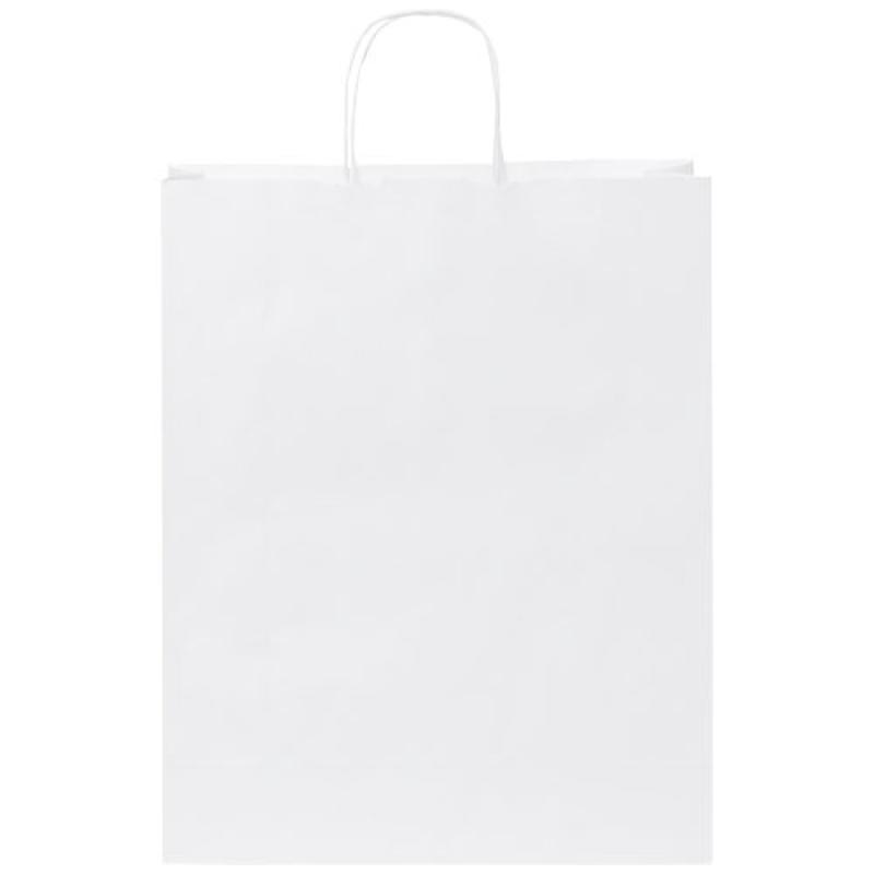Bolsa de papel kraft 80-90 g/m2 con asas retorcidas, grande
