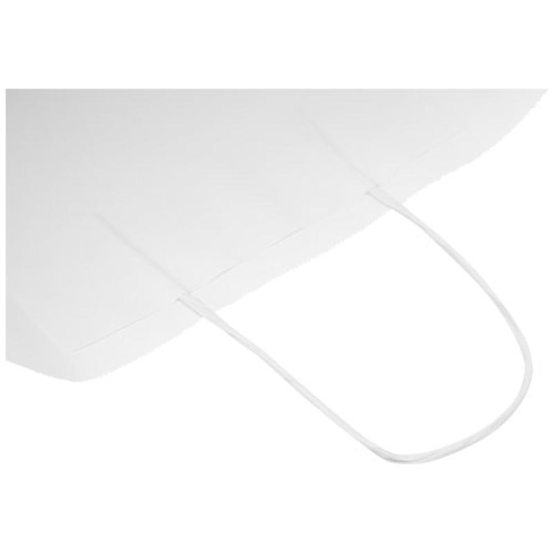 Bolsa de papel kraft 80-90 g/m2 con asas retorcidas, grande