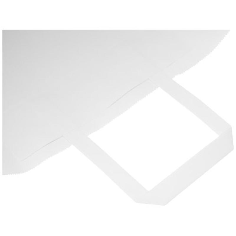 Bolsa de papel kraft 80-90 g/m2 con asas planas, grande