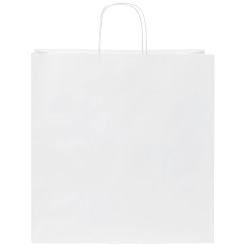 Bolsa de papel kraft 80-90 g/m2 con asas retorcidas, XL