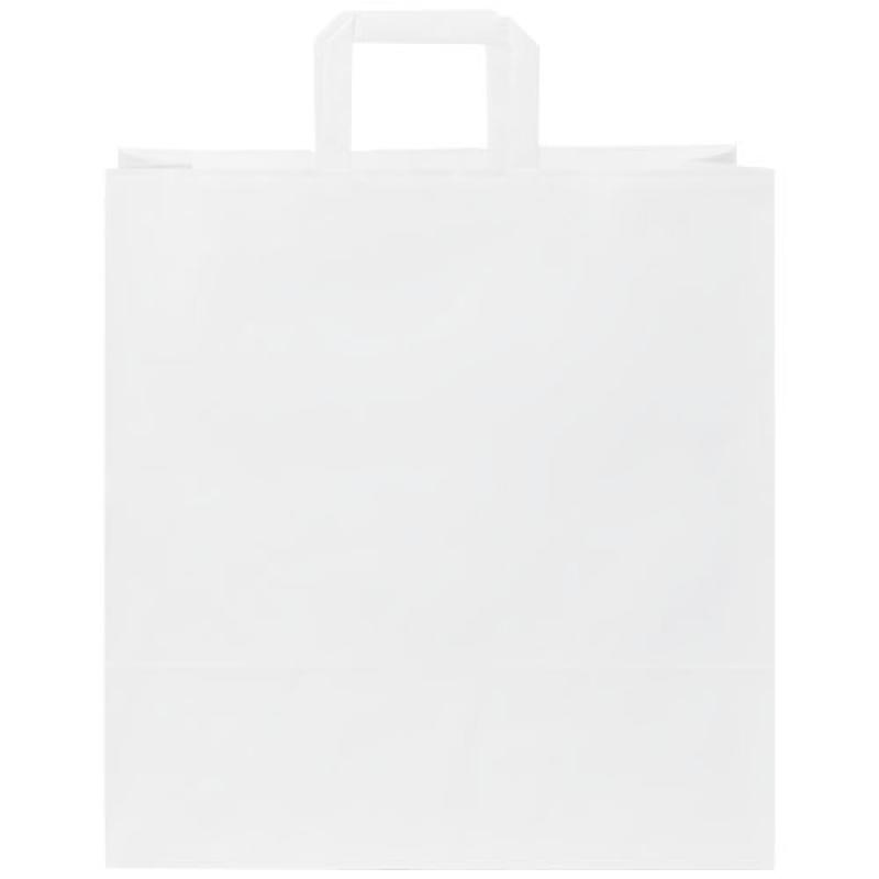 Bolsa de papel kraft 80-90 g/m2 con asas planas, XL
