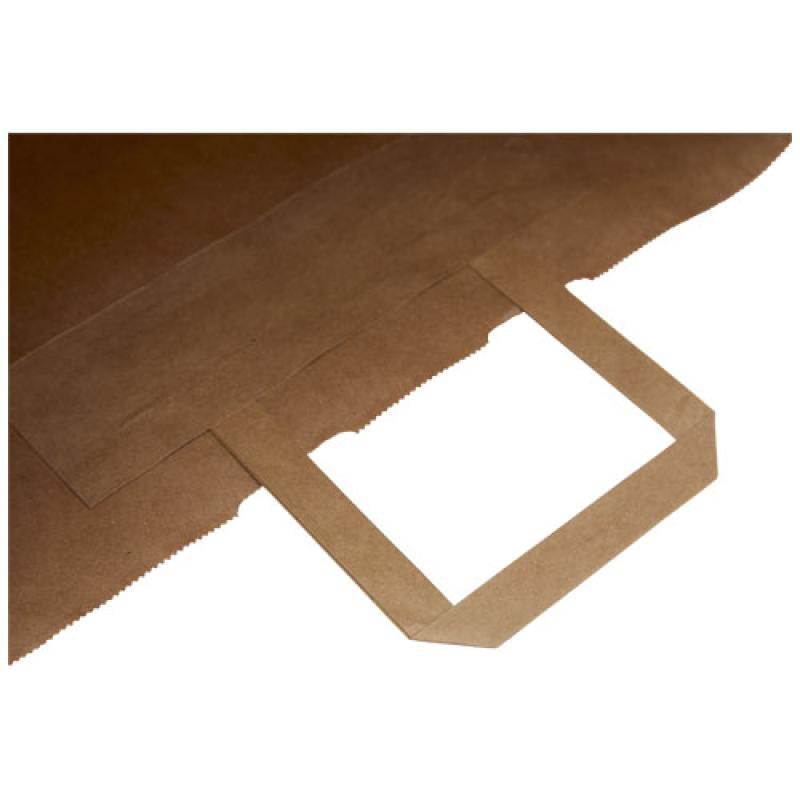 Bolsa de papel kraft 80-90 g/m2 con asas planas, XL